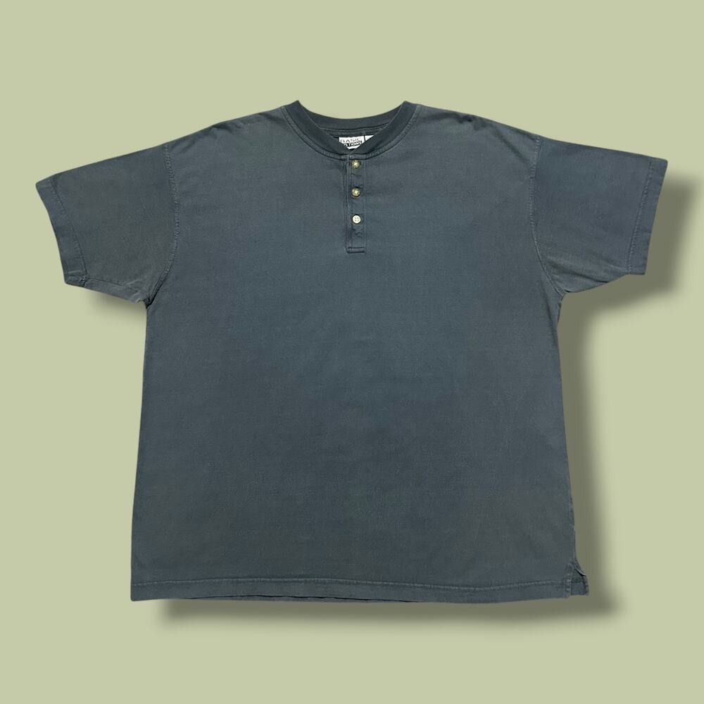 Vintage Sun Faded Shirt Henley Tee Blank Minimalist Aesthetic 90s y2k Cotton XL